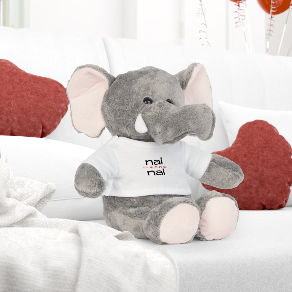 Nai means Nai - Plush Toy with T-Shirt