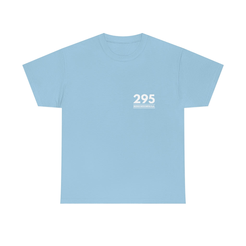 Moosewala 295 (white) Unisex Cotton Tee
