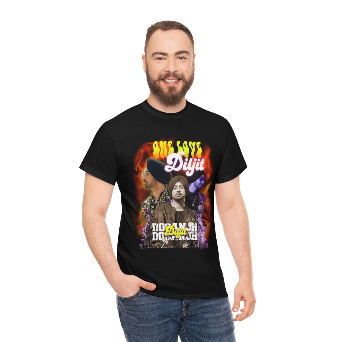 Diljit Dosanjh Fan Vintage Unisex Tee