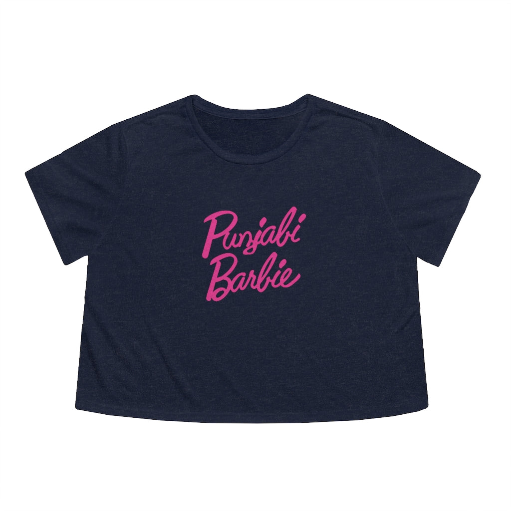 Punjabi Barbie Women's Flowy Cropped Tee