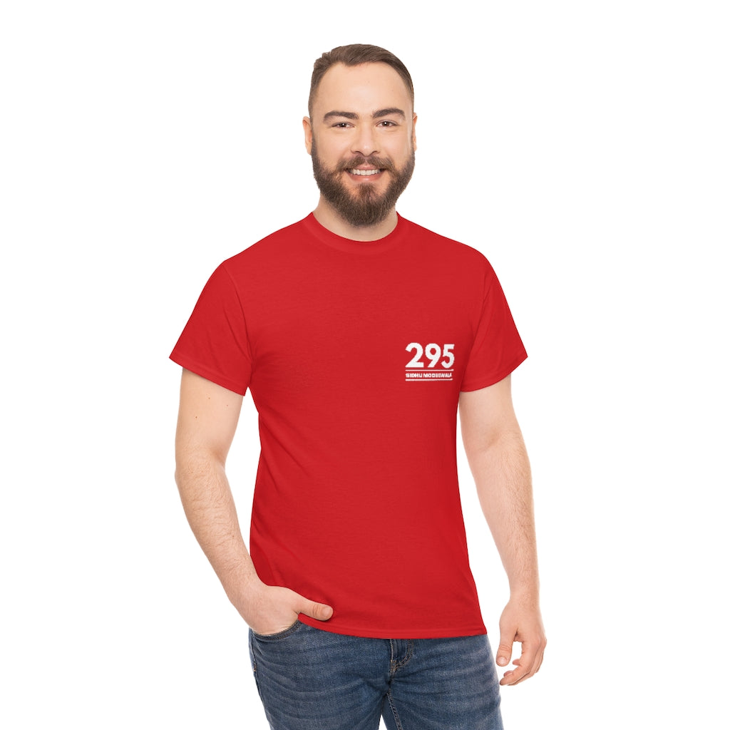 Moosewala 295 (white) Unisex Cotton Tee