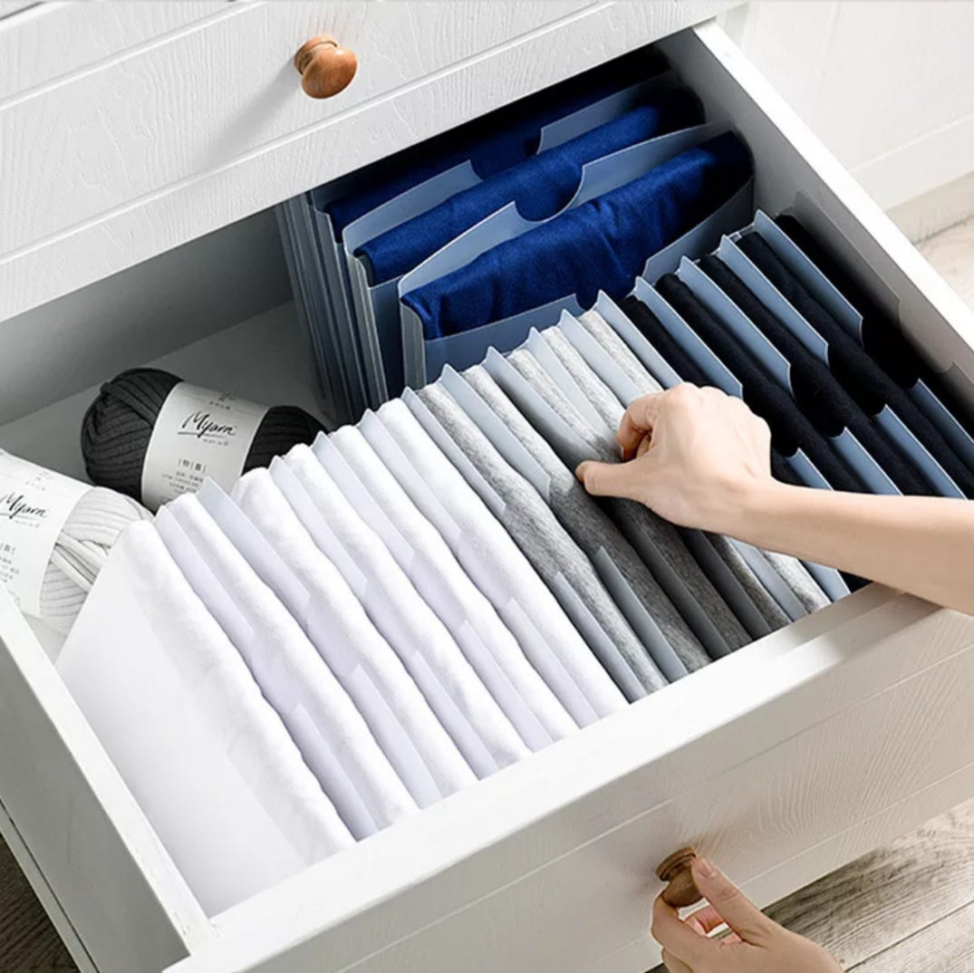 Organizer- Shirt Folding Board for Storage and Travel