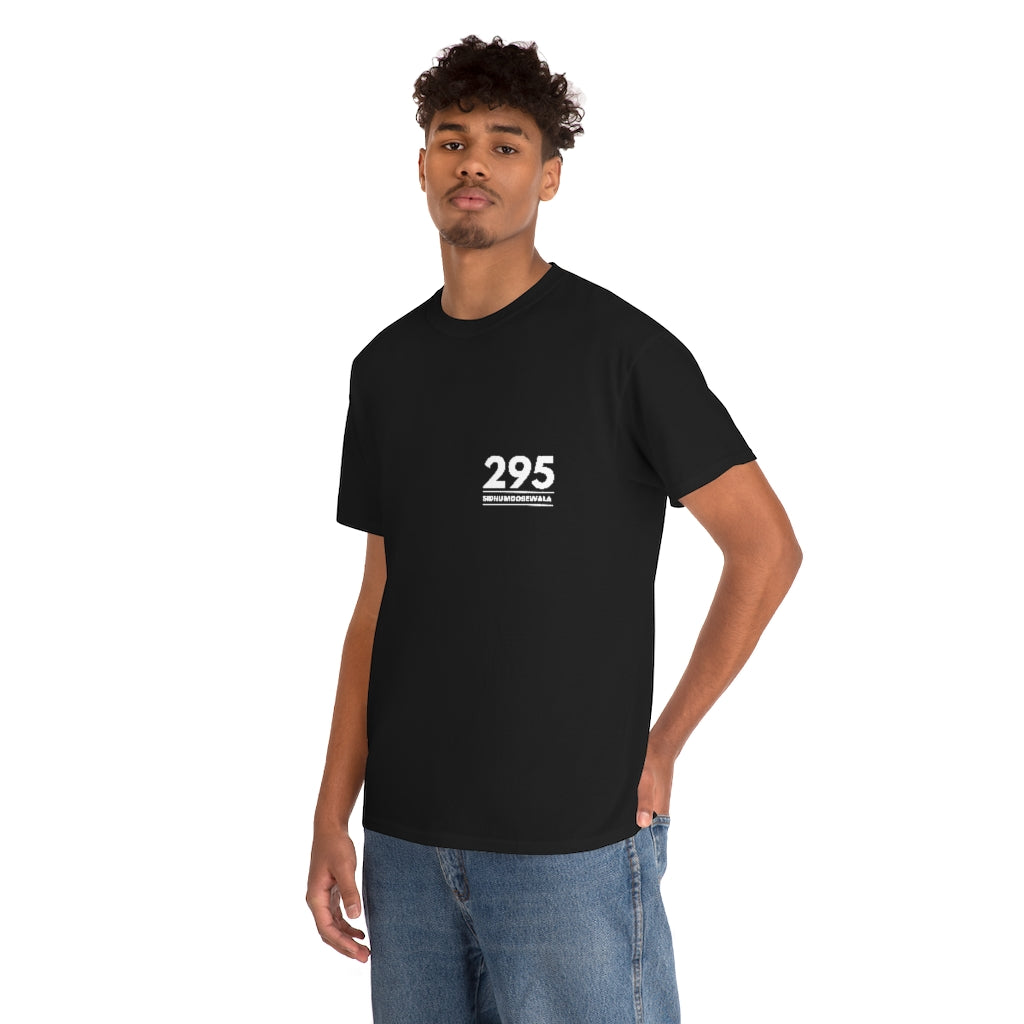 Moosewala 295 (white) Unisex Cotton Tee