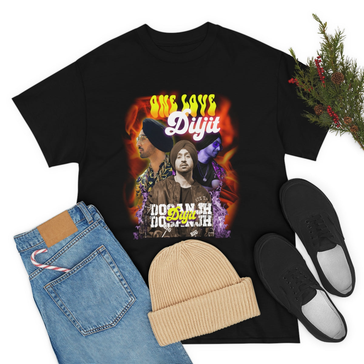 Diljit Dosanjh Fan Vintage Unisex Tee