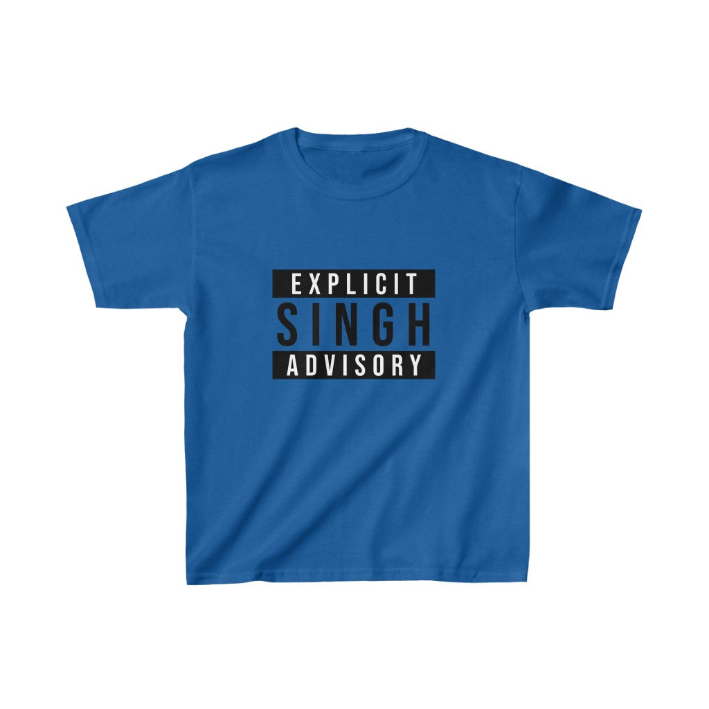 Explicit Singh Advisory Kids Heavy Cotton™ Tee