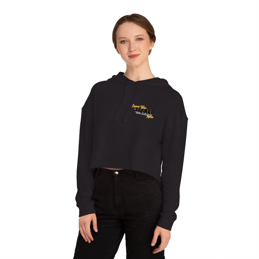 Bijali Bijali Collection - Women’s Cropped Hooded Sweatshirt