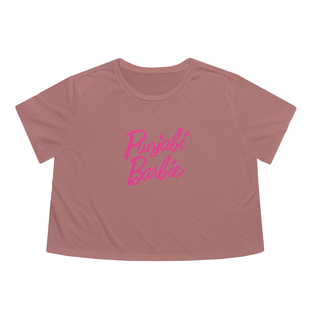 Punjabi Barbie Women's Flowy Cropped Tee