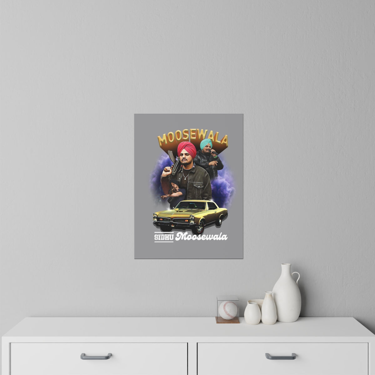 Sidhu Moosewala Wall Decal
