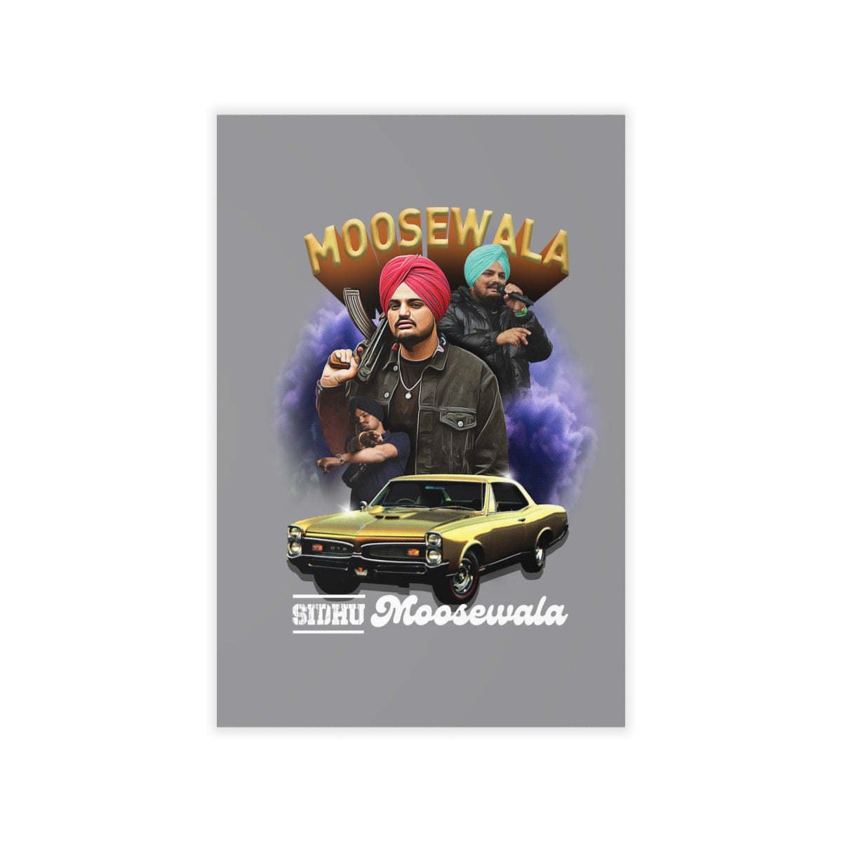 Sidhu Moosewala Wall Decal