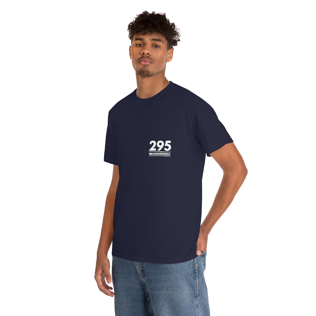 Moosewala 295 (white) Unisex Cotton Tee