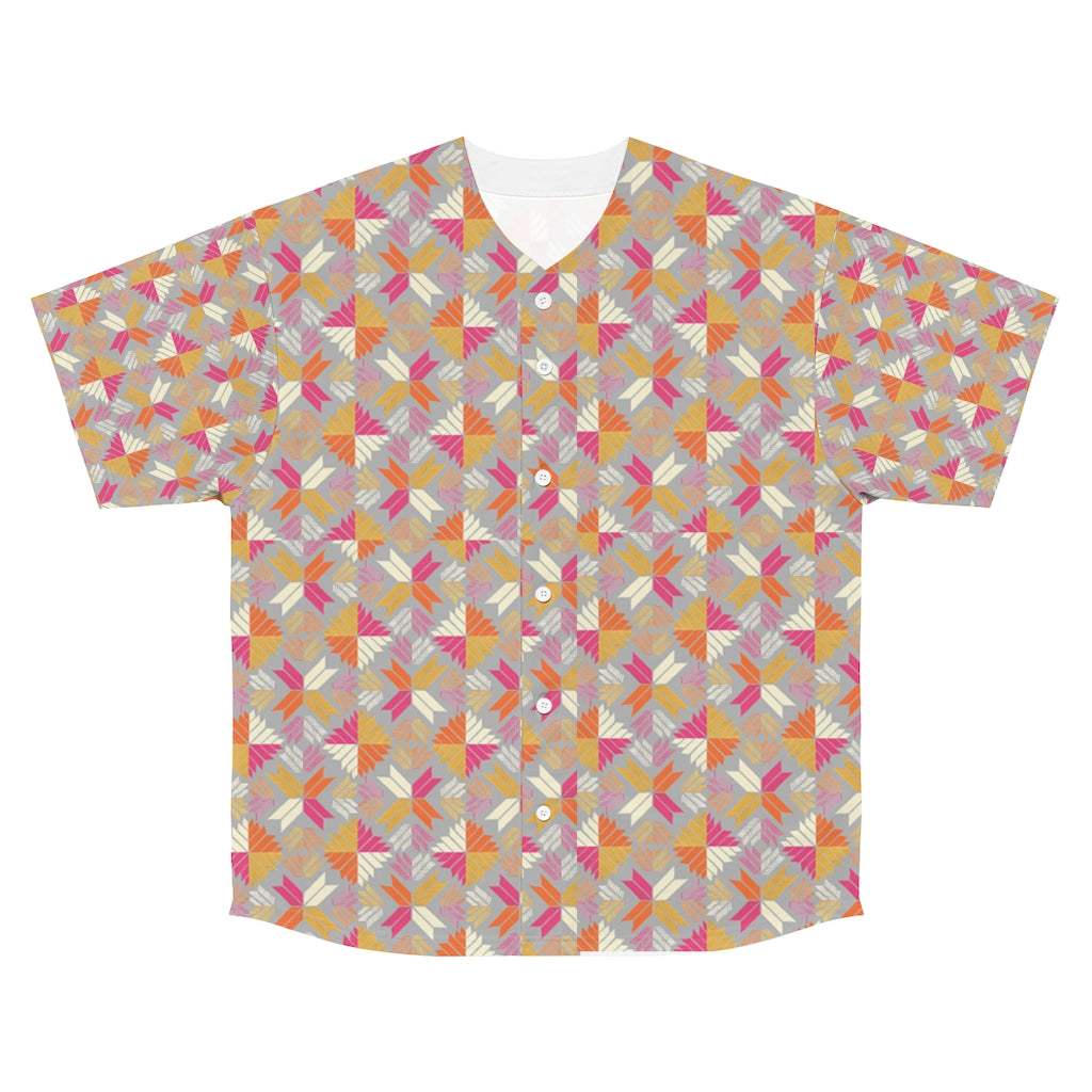 Men's Phulkari Baseball Jersey