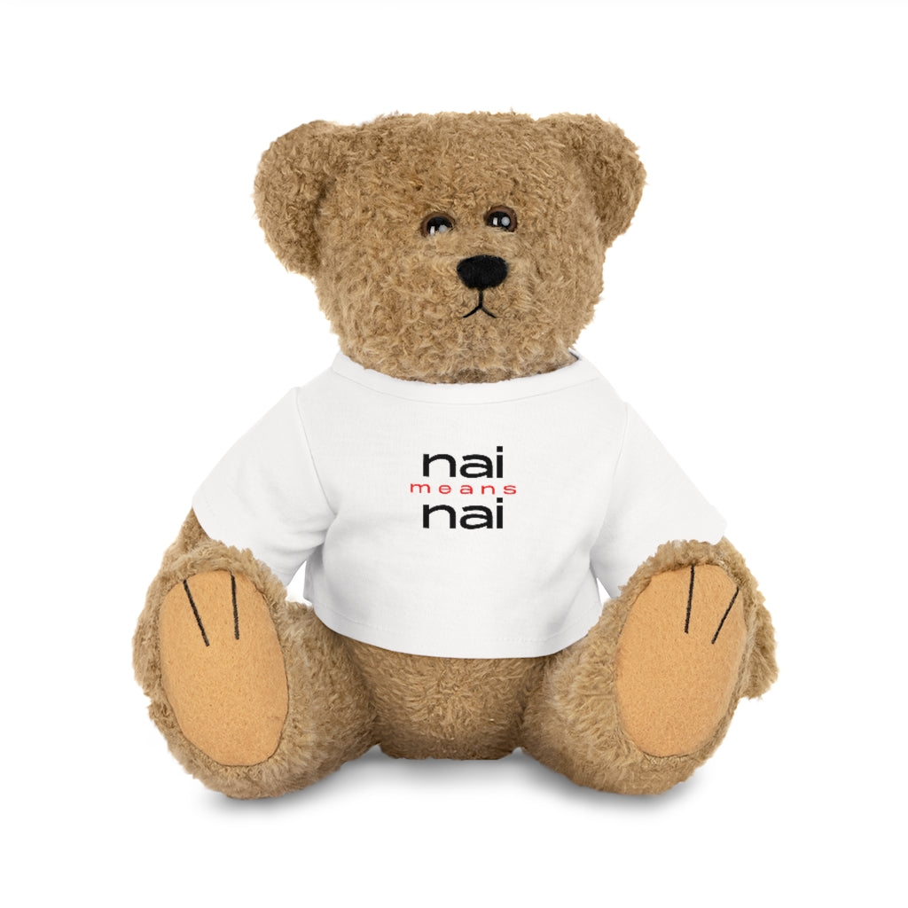 Nai means Nai - Plush Toy with T-Shirt