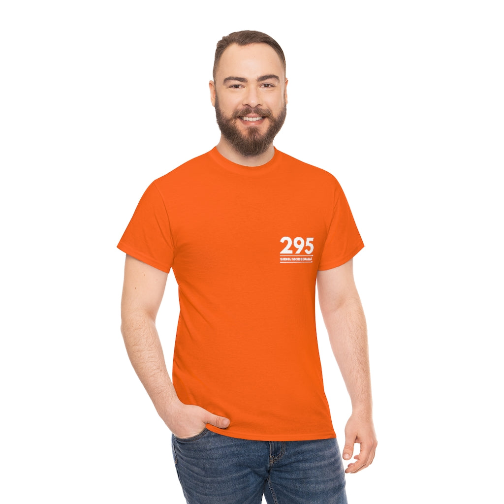 Moosewala 295 (white) Unisex Cotton Tee