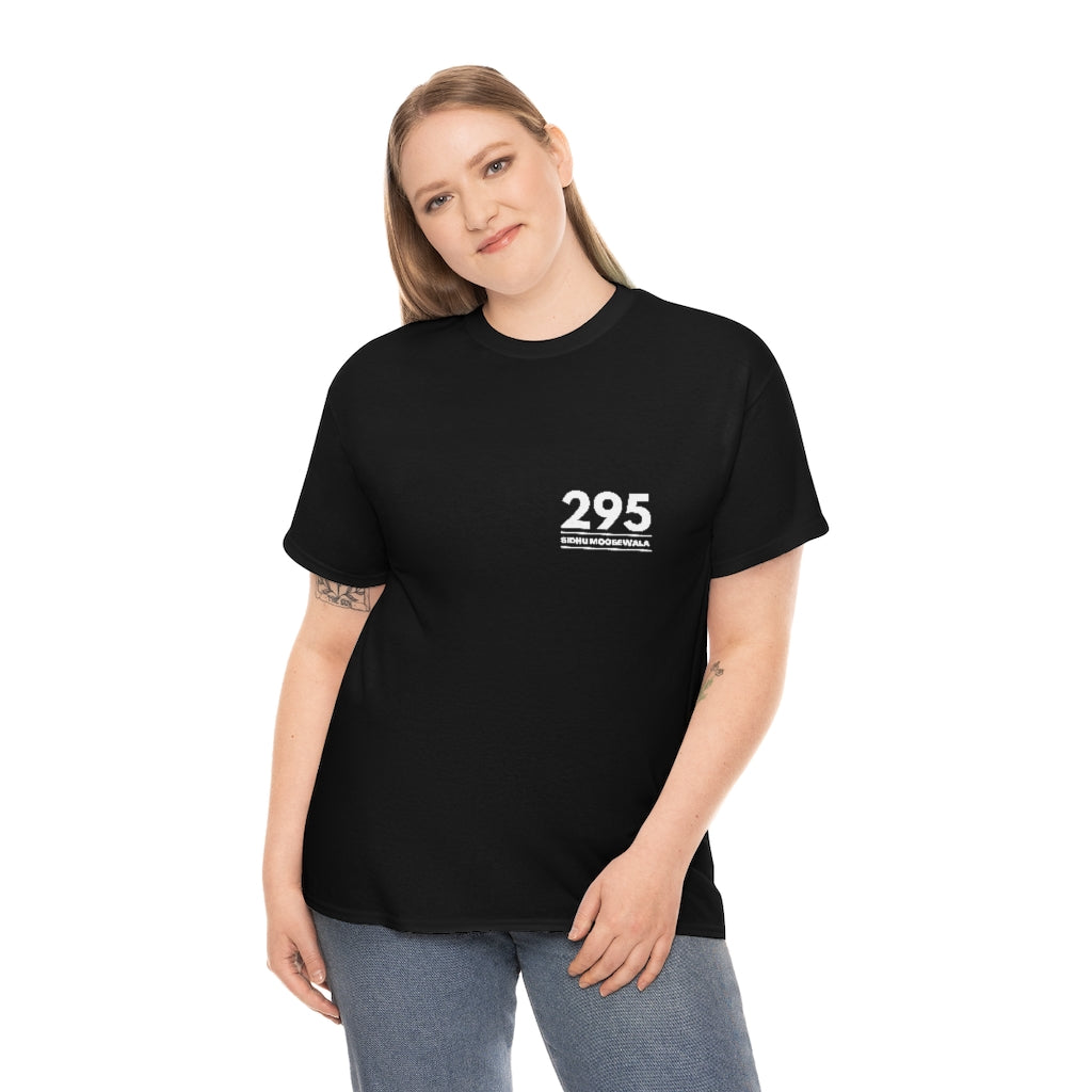 Moosewala 295 (white) Unisex Cotton Tee
