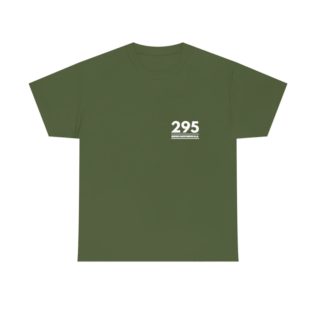 Moosewala 295 (white) Unisex Cotton Tee