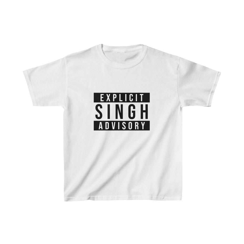 Explicit Singh Advisory Kids Heavy Cotton™ Tee