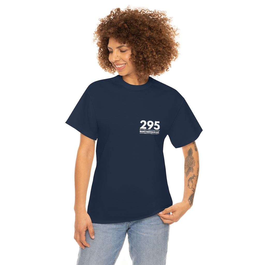 Moosewala 295 (white) Unisex Cotton Tee