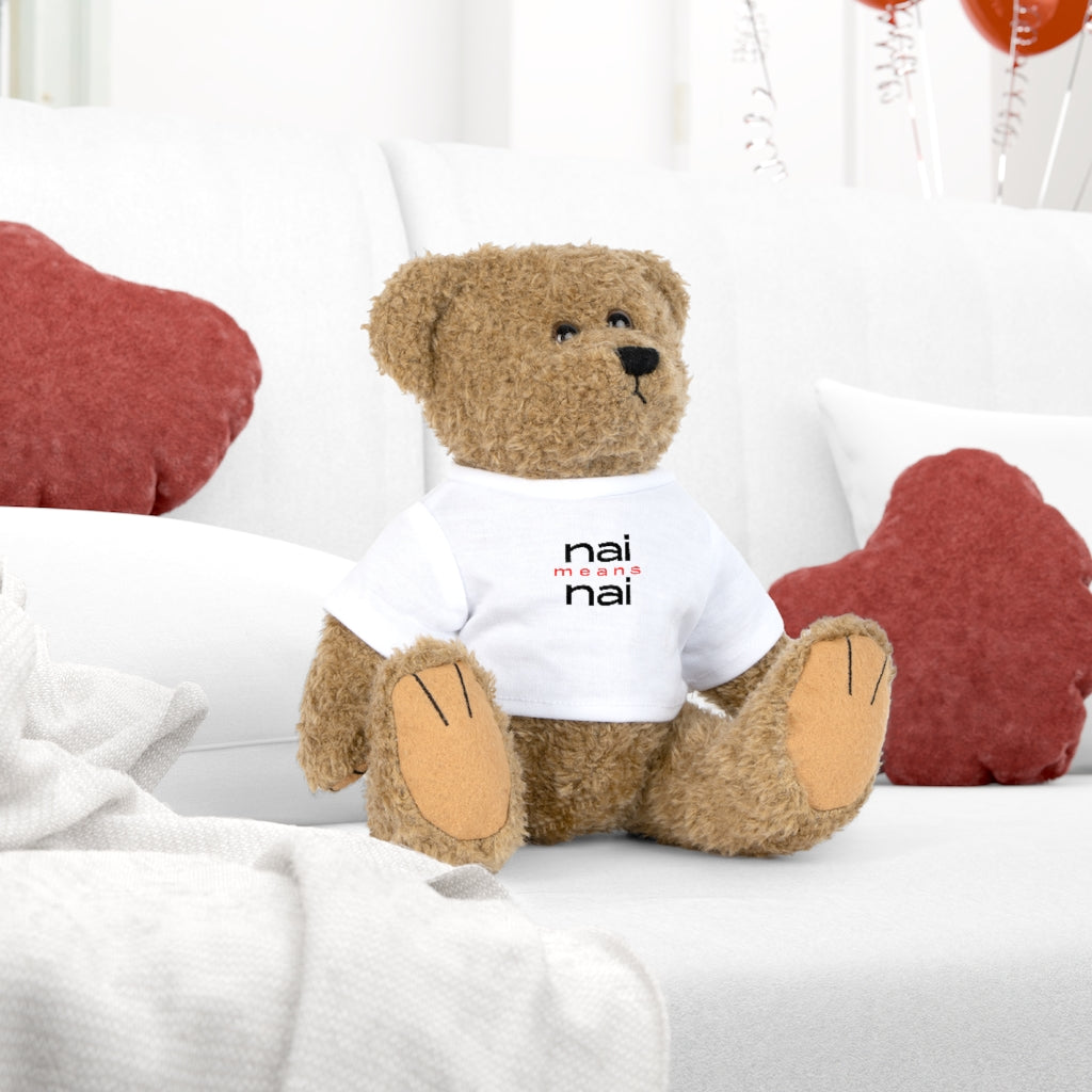 Nai means Nai - Plush Toy with T-Shirt