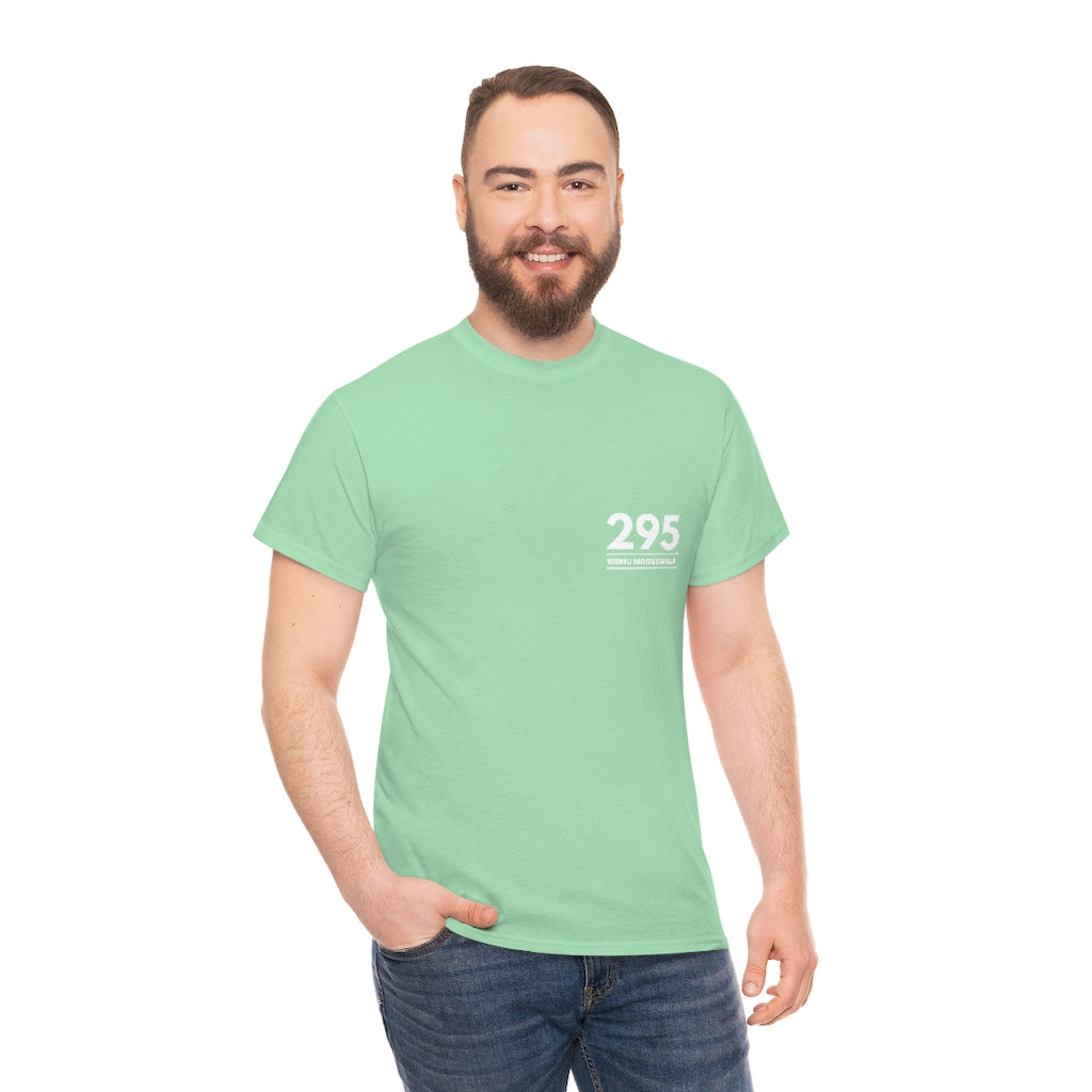 Moosewala 295 (white) Unisex Cotton Tee