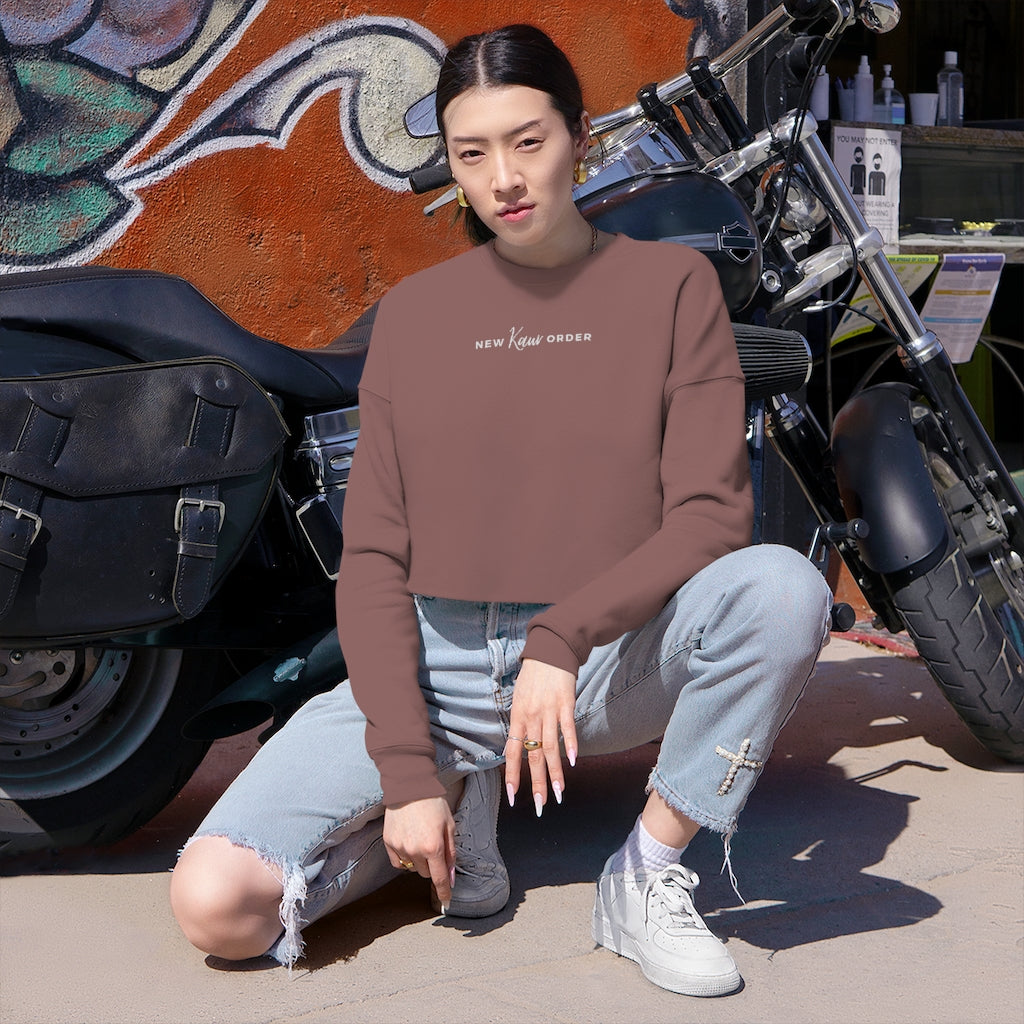 New Kaur Order Women's Cropped Sweatshirt