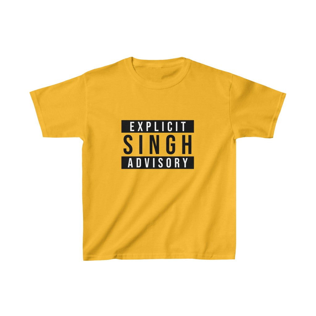 Explicit Singh Advisory Kids Heavy Cotton™ Tee