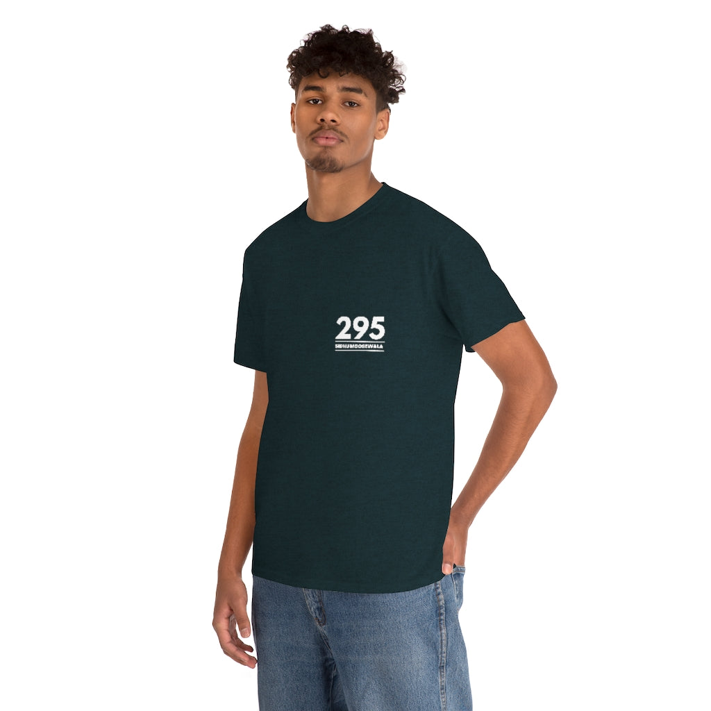 Moosewala 295 (white) Unisex Cotton Tee