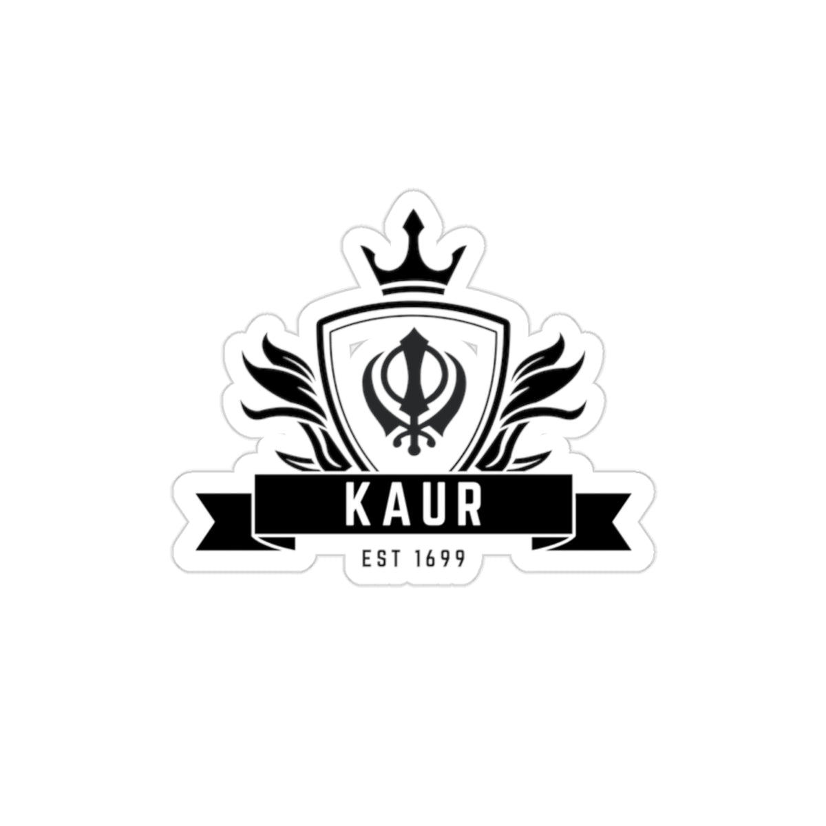 Kaur Since 1699 Transparent Outdoor Sticker, 1pcs