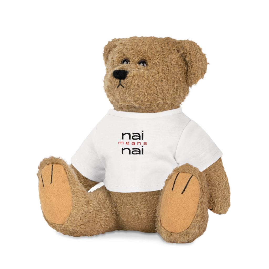 Nai means Nai - Plush Toy with T-Shirt