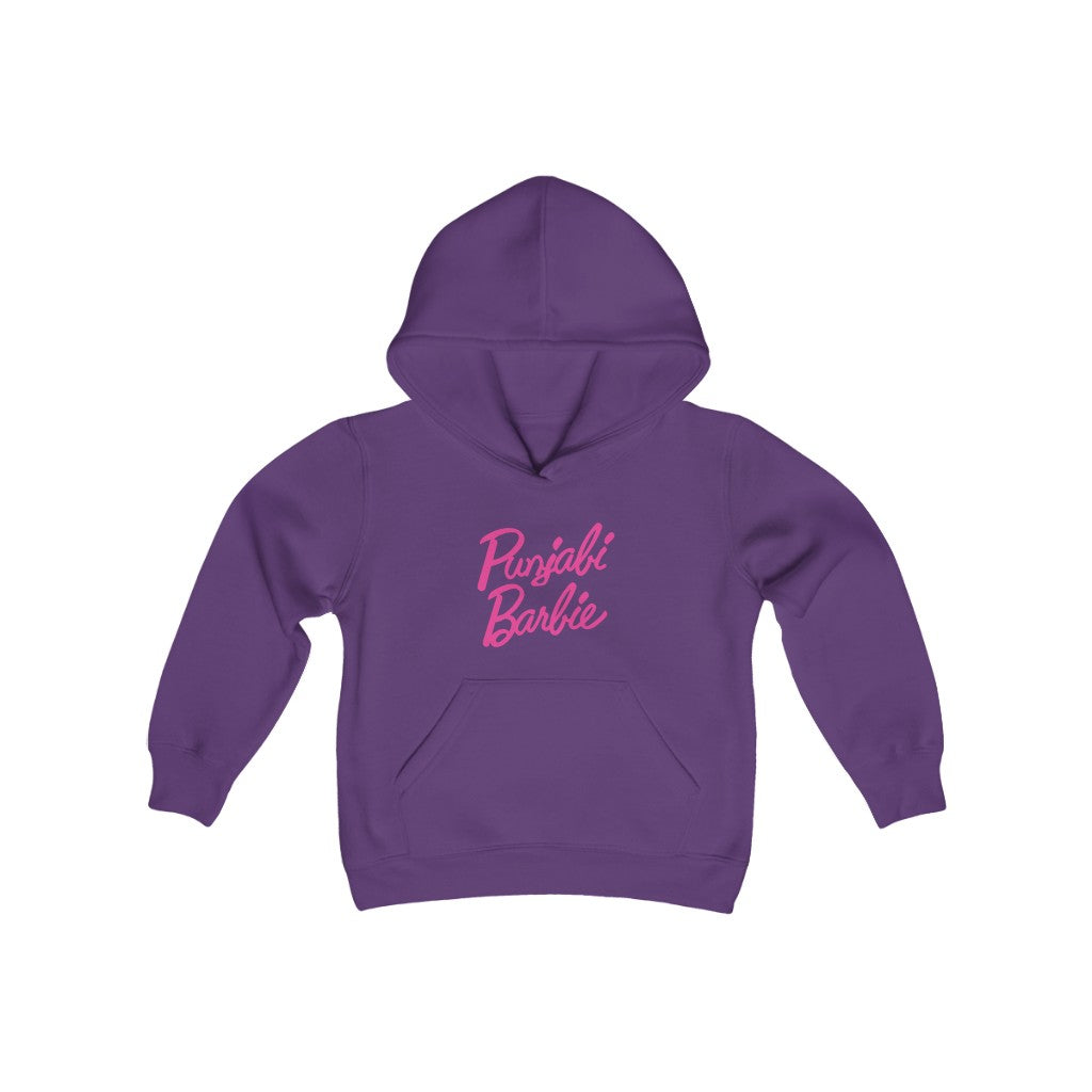 Punjabi Barbie - Youth Heavy Blend Hooded Sweatshirt
