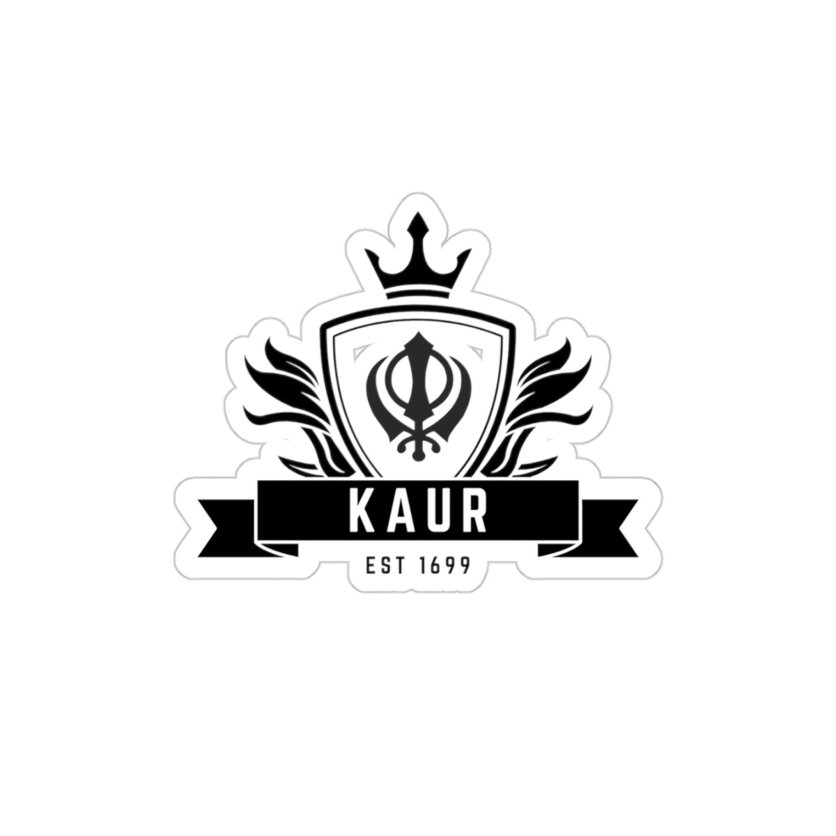 Kaur Since 1699 Transparent Outdoor Sticker, 1pcs