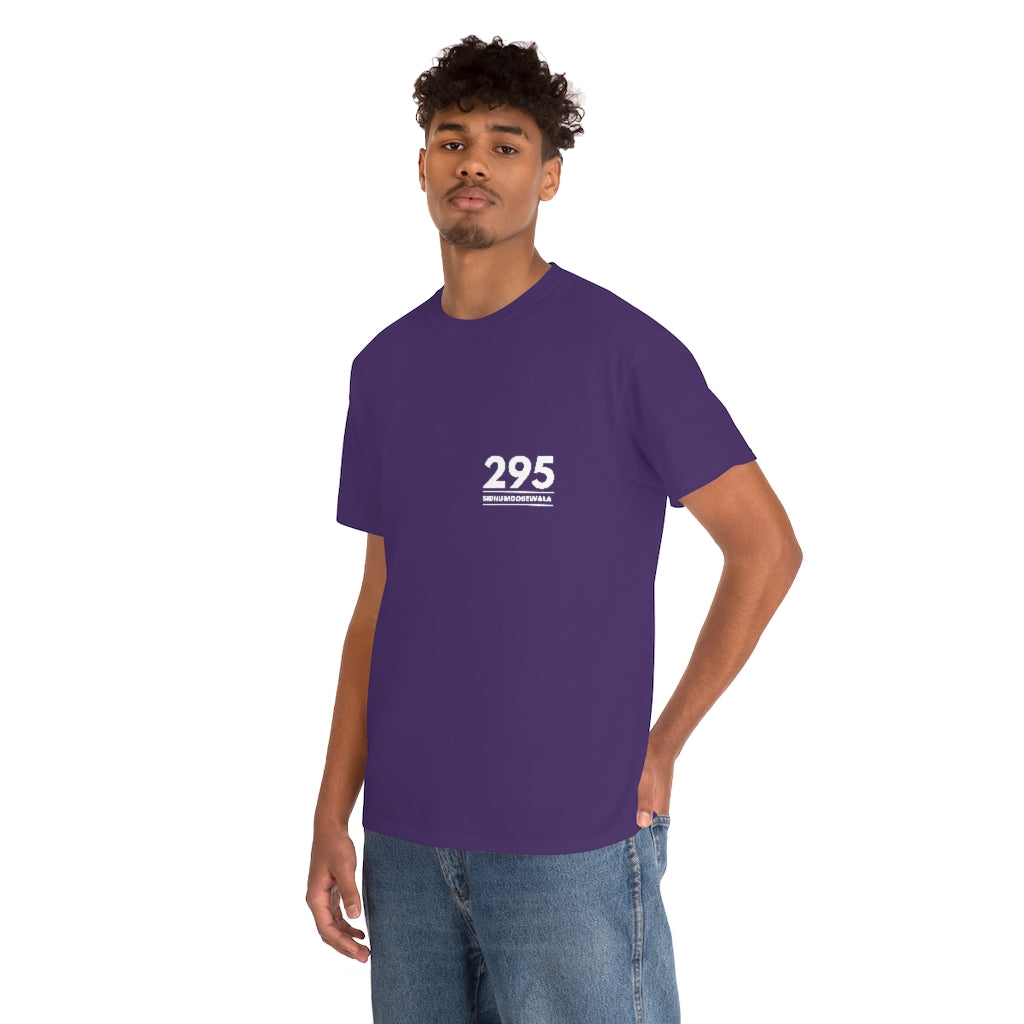 Moosewala 295 (white) Unisex Cotton Tee