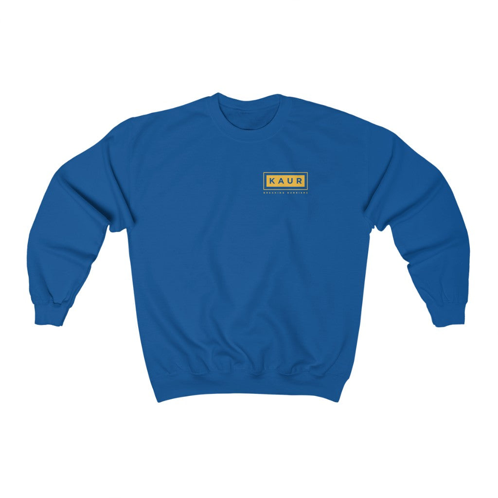Unisex Kaur Breaking Barriers Gold Crewneck Top