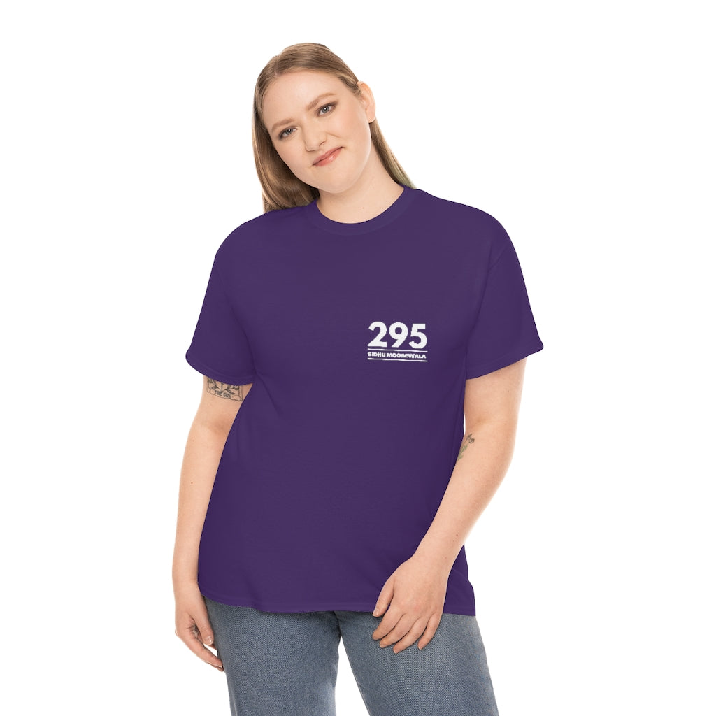 Moosewala 295 (white) Unisex Cotton Tee