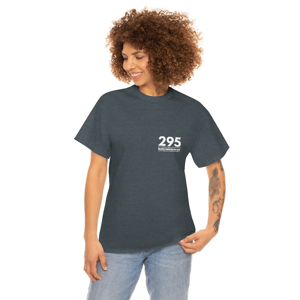 Moosewala 295 (white) Unisex Cotton Tee
