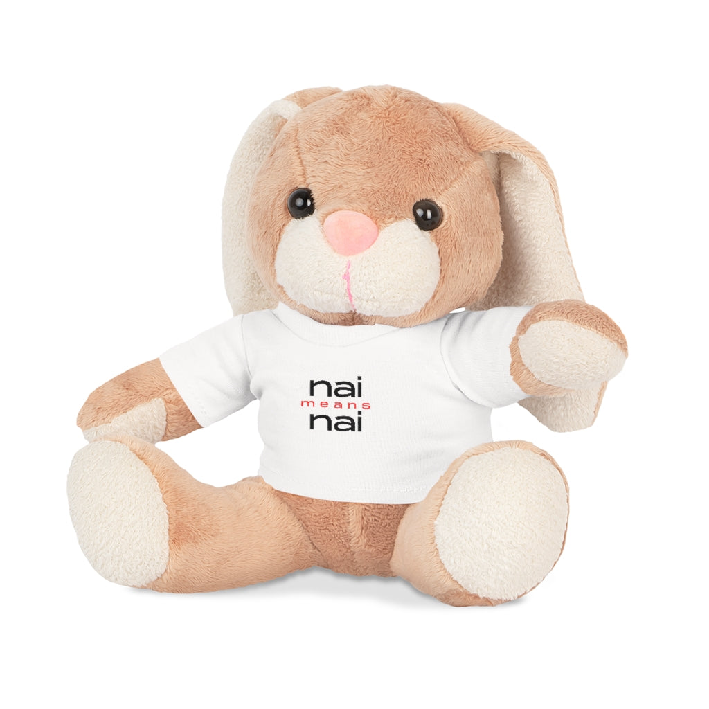 Nai means Nai - Plush Toy with T-Shirt