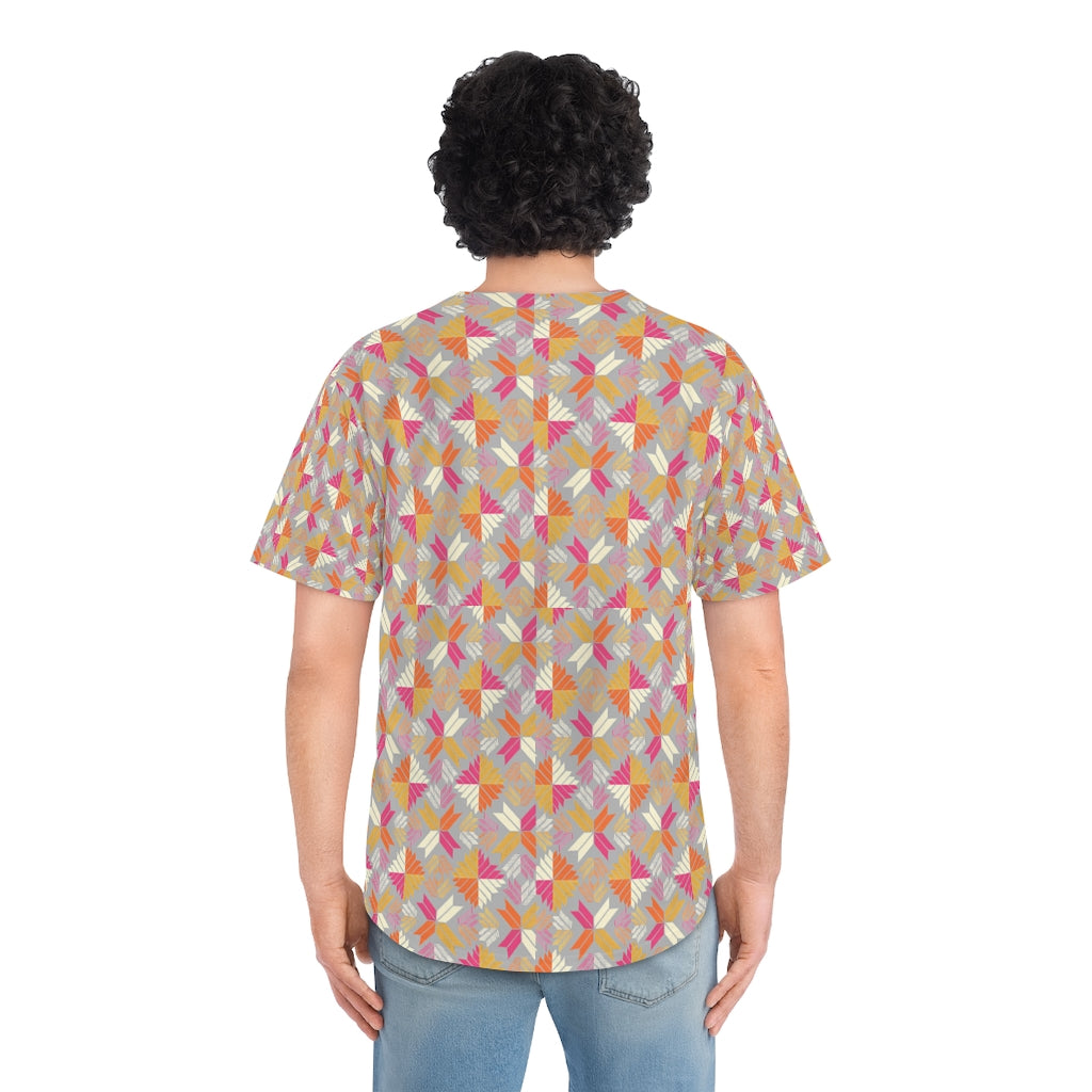 Men's Phulkari Baseball Jersey