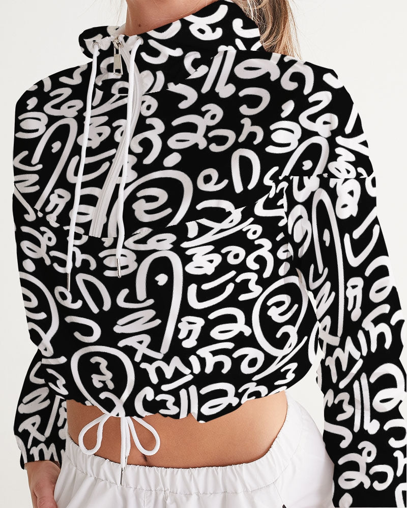 SIKHing |Seeking| Collection Women's Cropped Windbreaker