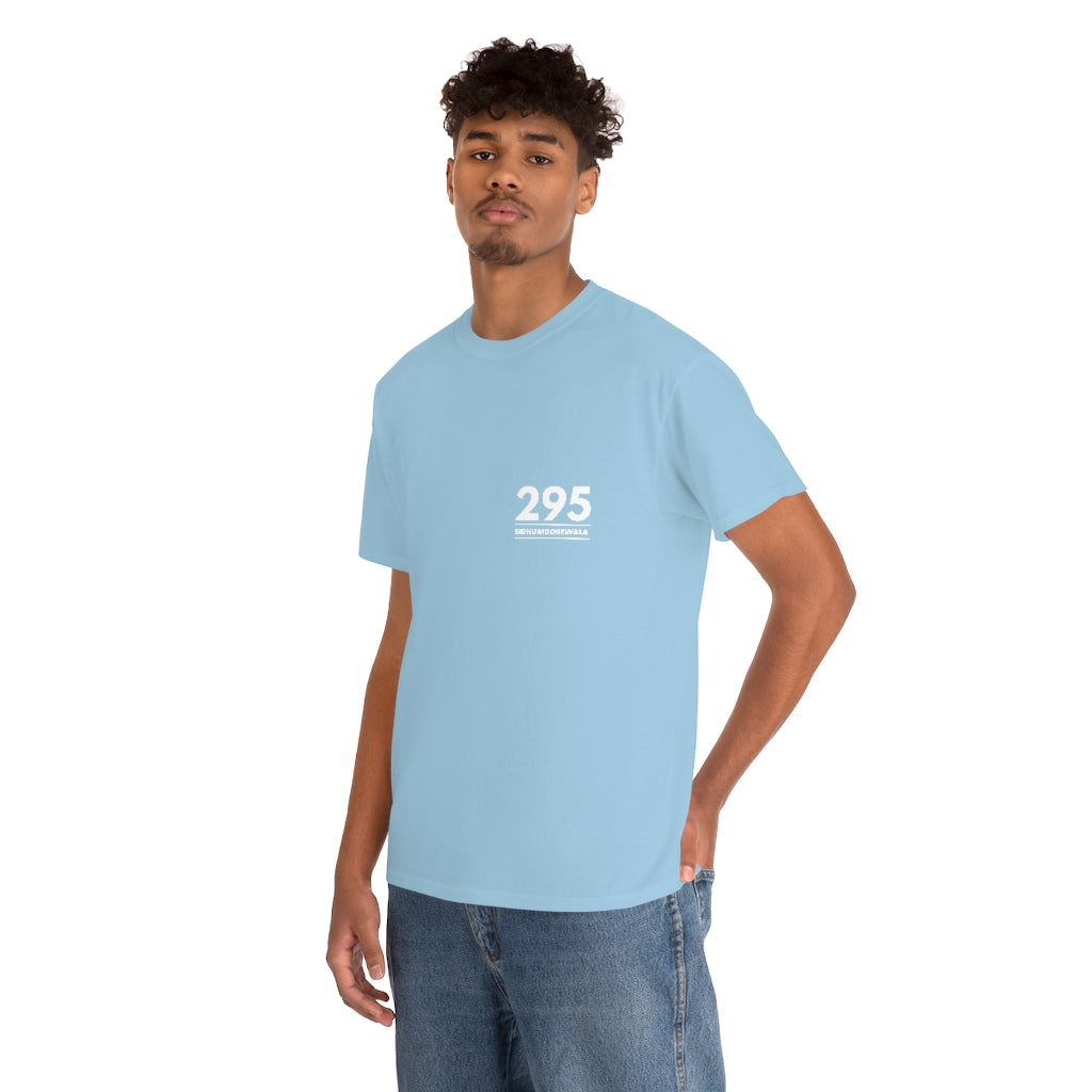 Moosewala 295 (white) Unisex Cotton Tee