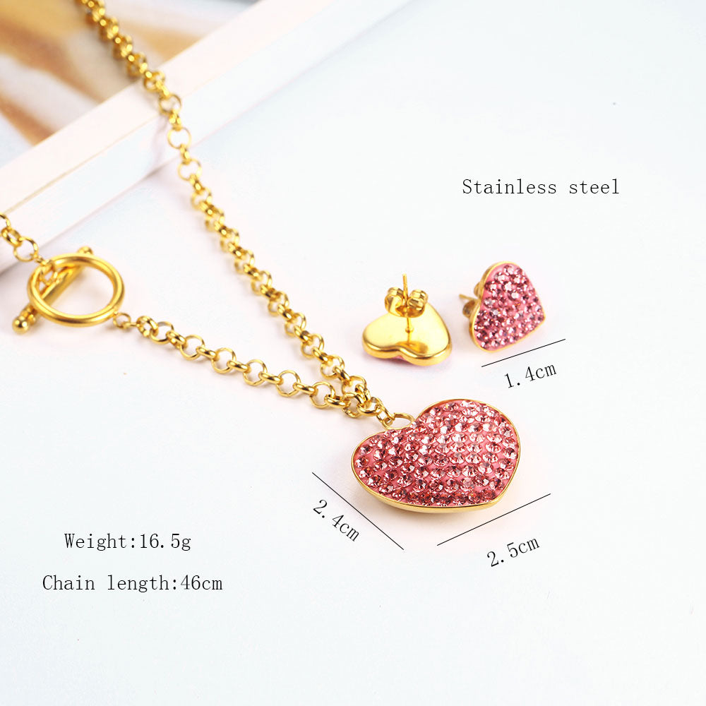 Jewelry Collection - Heart Necklace Set