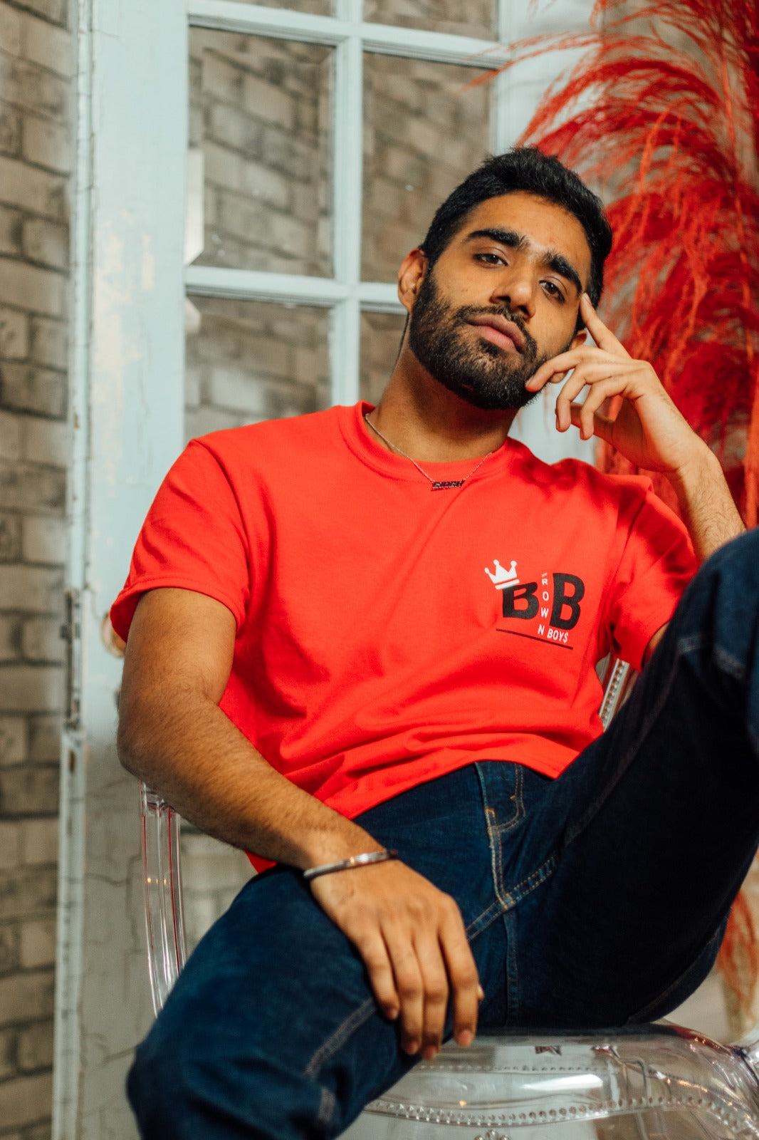 Brown Boyz Red T-Shirt