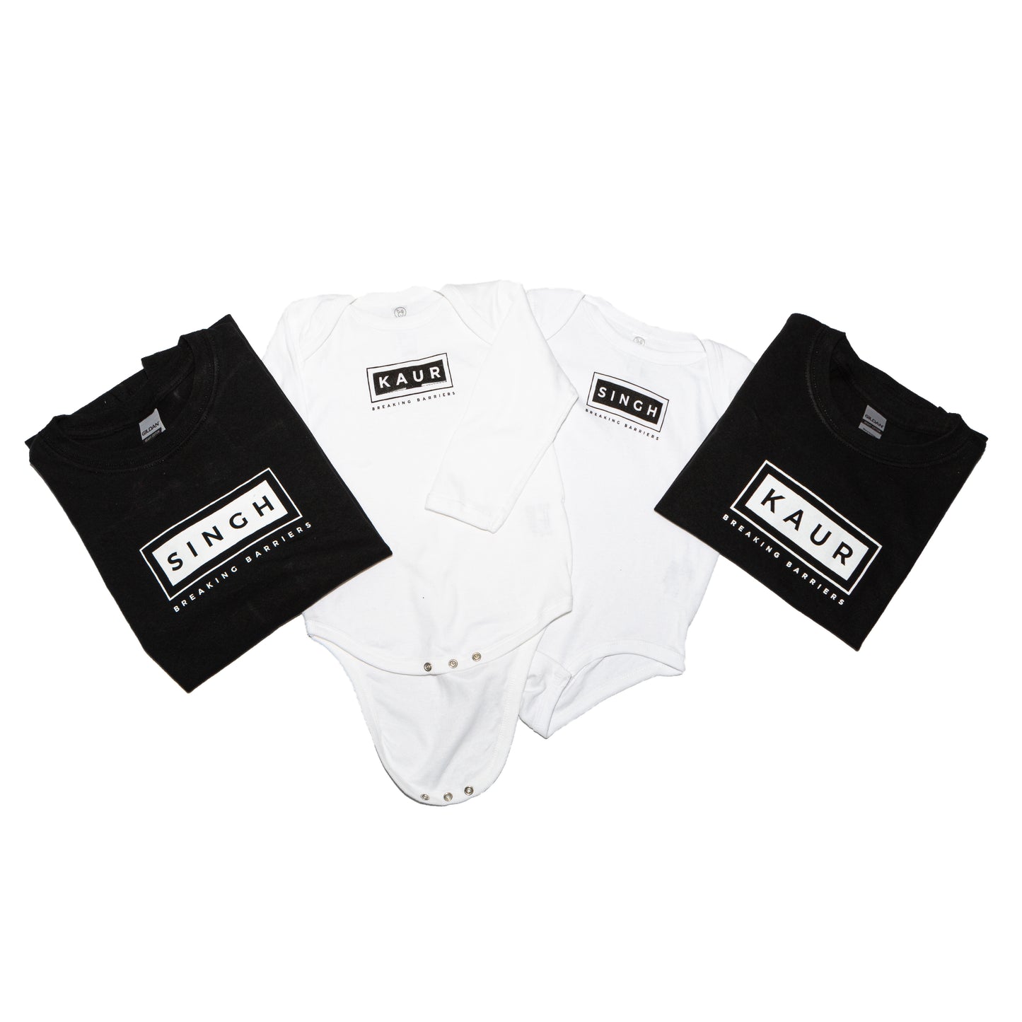 Baby Singh Onesie in Black and White