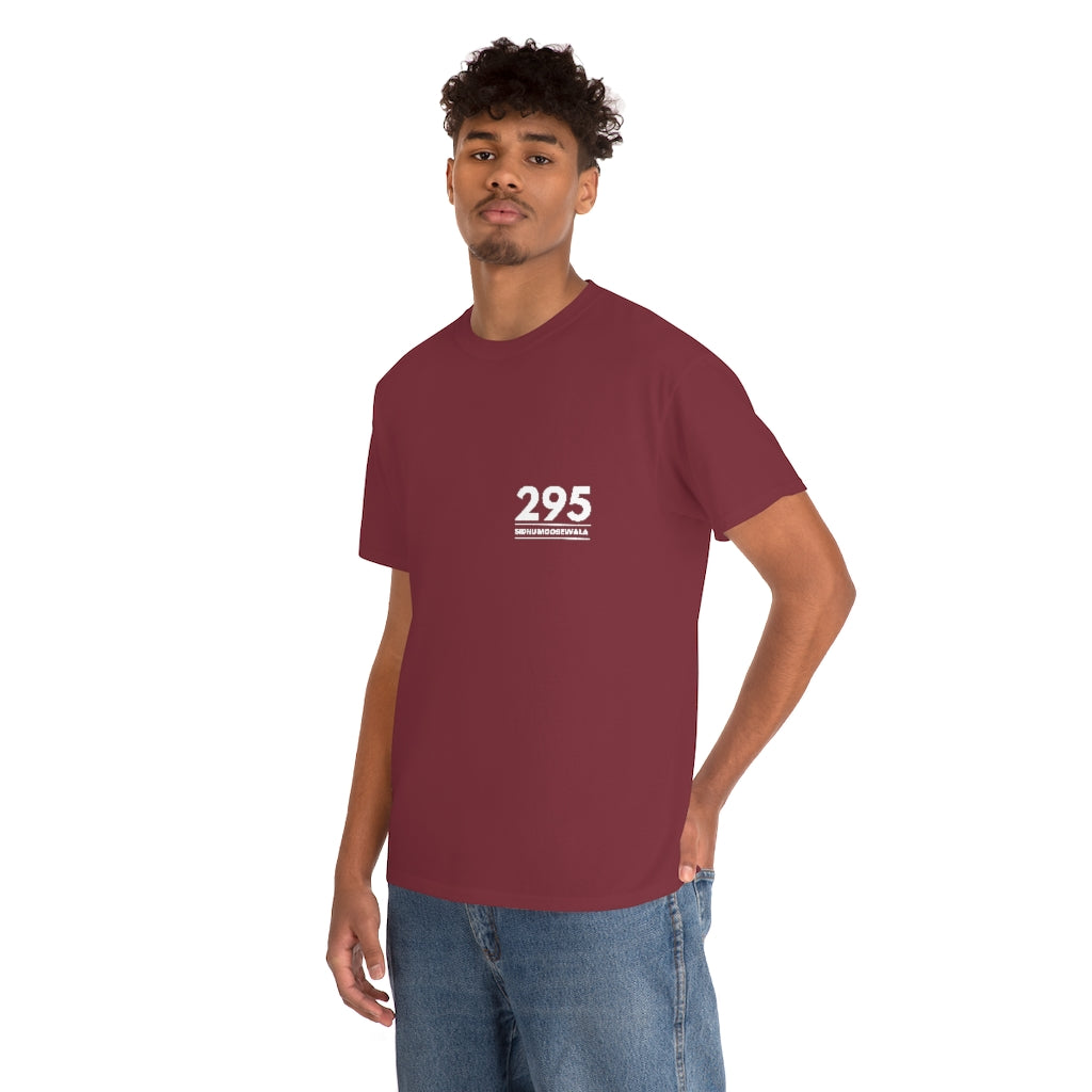 Moosewala 295 (white) Unisex Cotton Tee