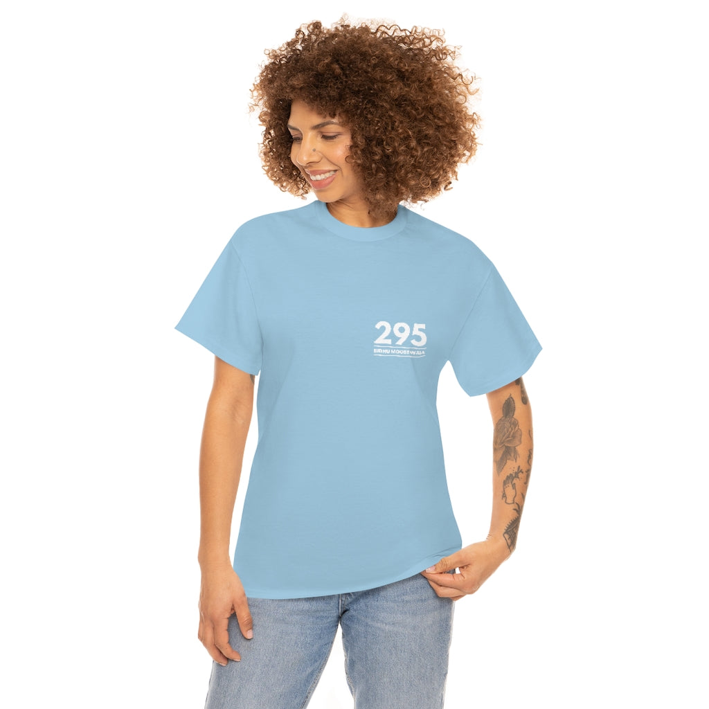 Moosewala 295 (white) Unisex Cotton Tee