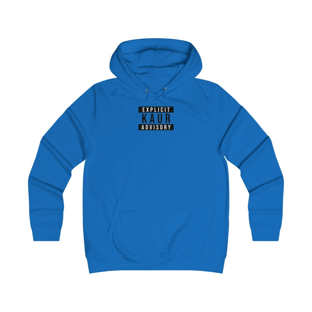 Explicit Kaur Advisory Girlie College Hoodie