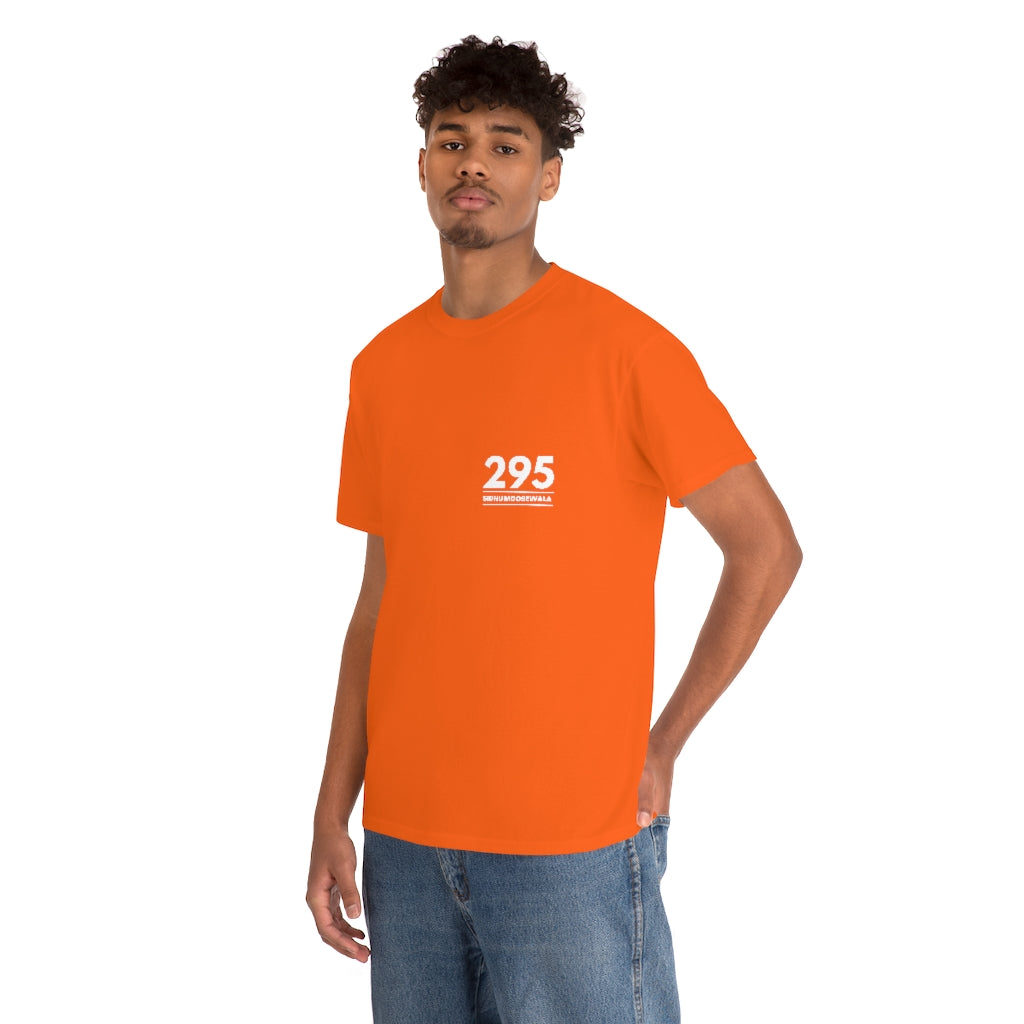 Moosewala 295 (white) Unisex Cotton Tee