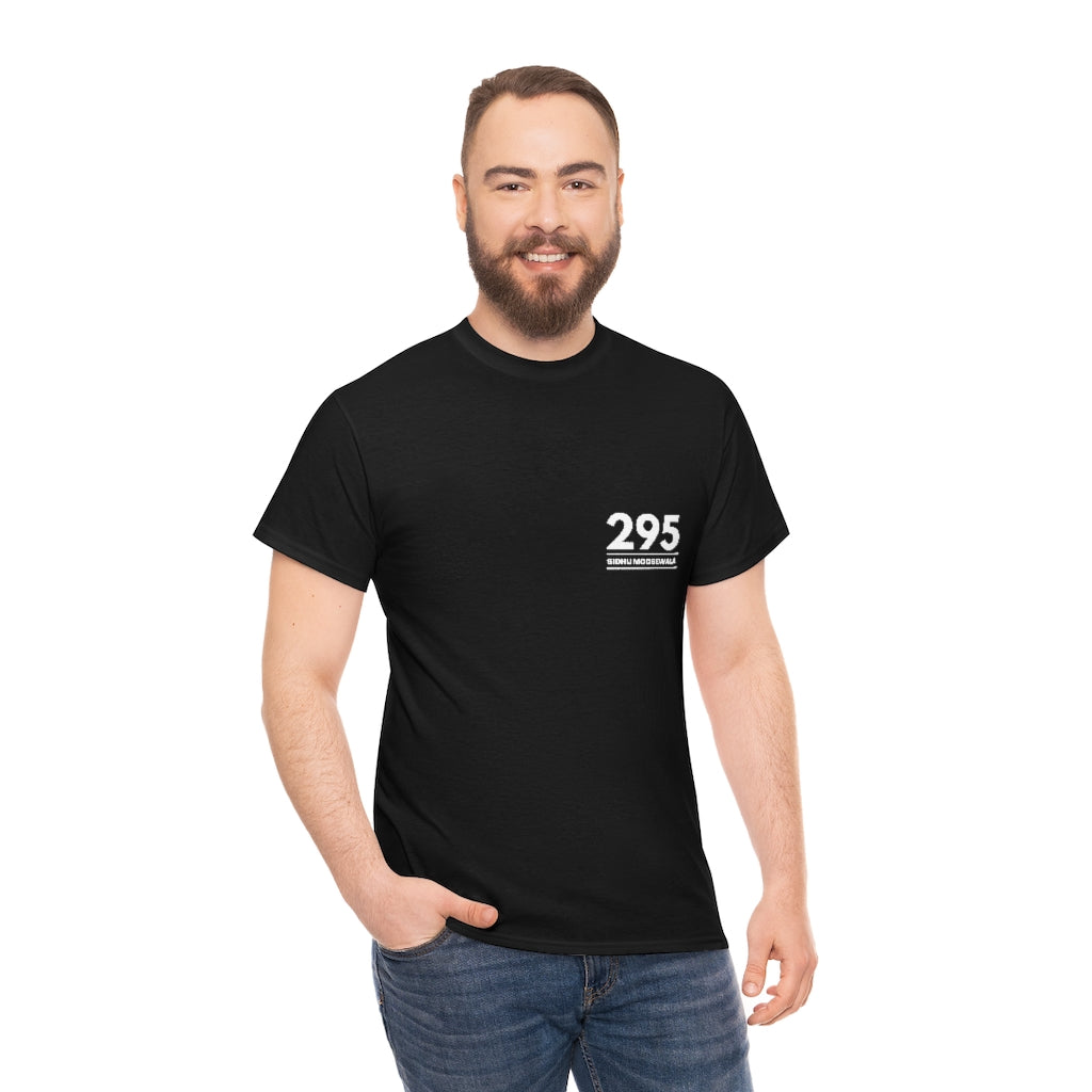 Moosewala 295 (white) Unisex Cotton Tee