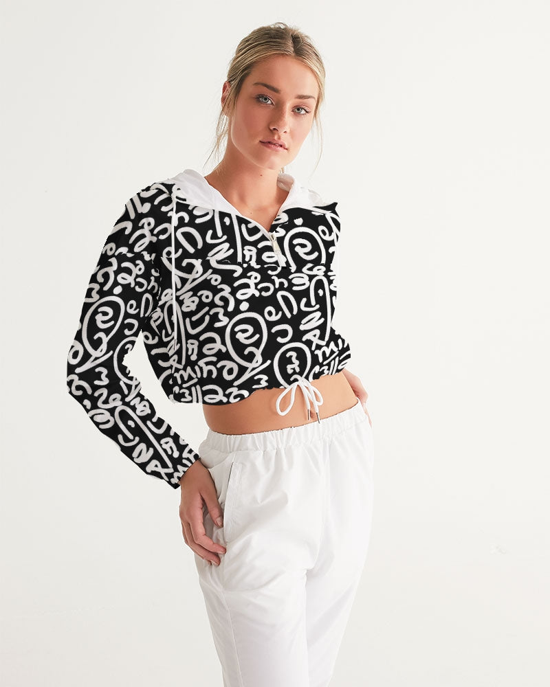SIKHing |Seeking| Collection Women's Cropped Windbreaker
