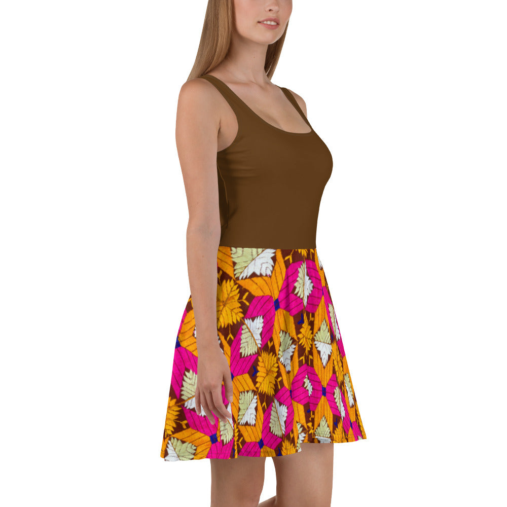 Phulkari Skater Dress