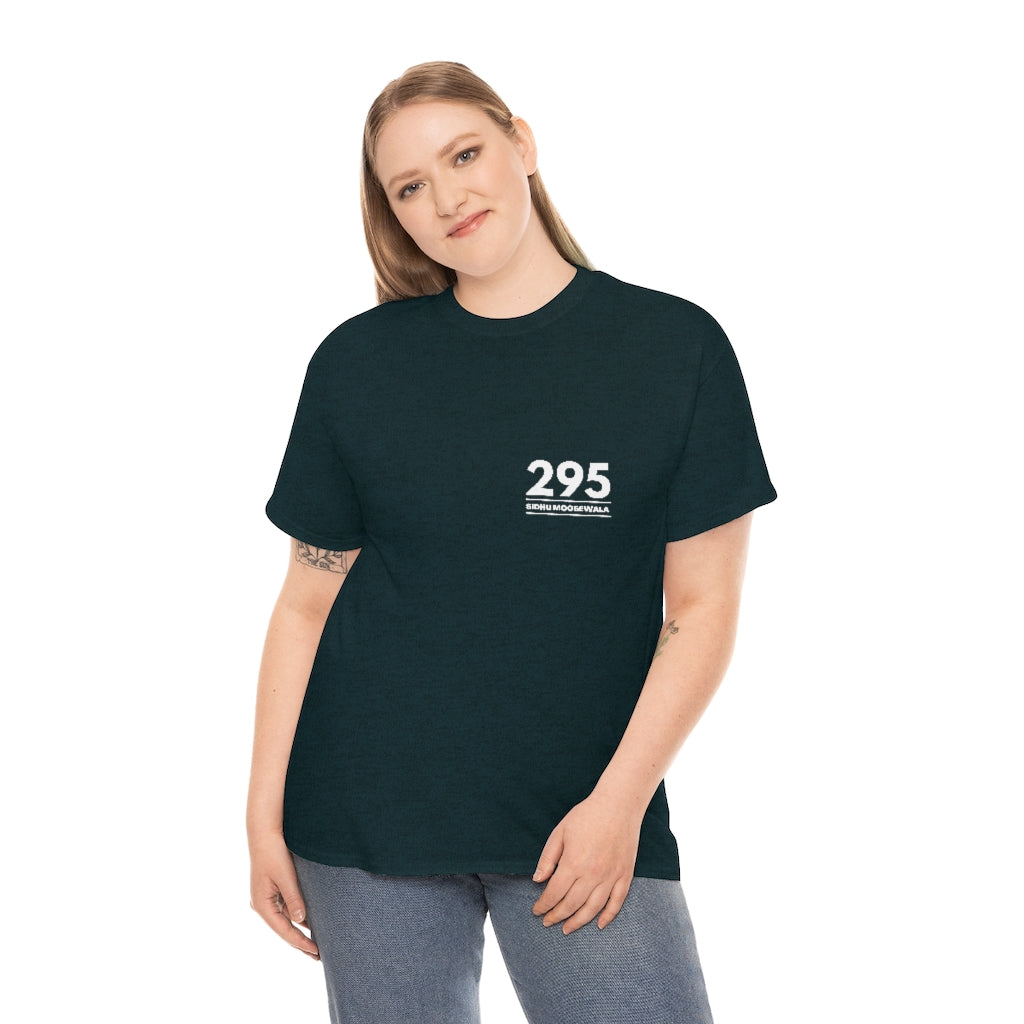Moosewala 295 (white) Unisex Cotton Tee