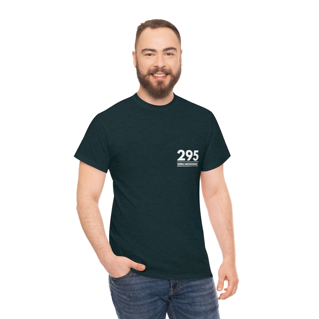 Moosewala 295 (white) Unisex Cotton Tee